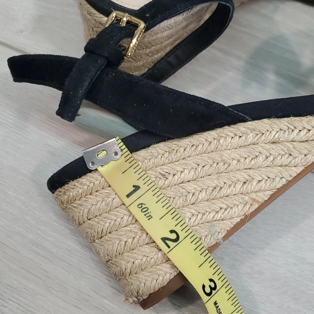 Cole Haan Women Jasmine Espadrille Wedge Ankle Strap Comfort shoes sandals 8